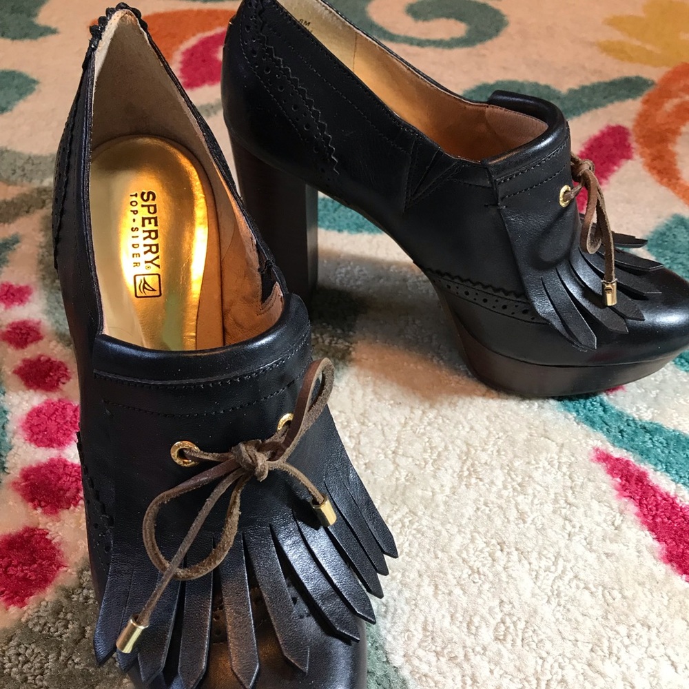 Sperry loafer pumps 4.5” heel